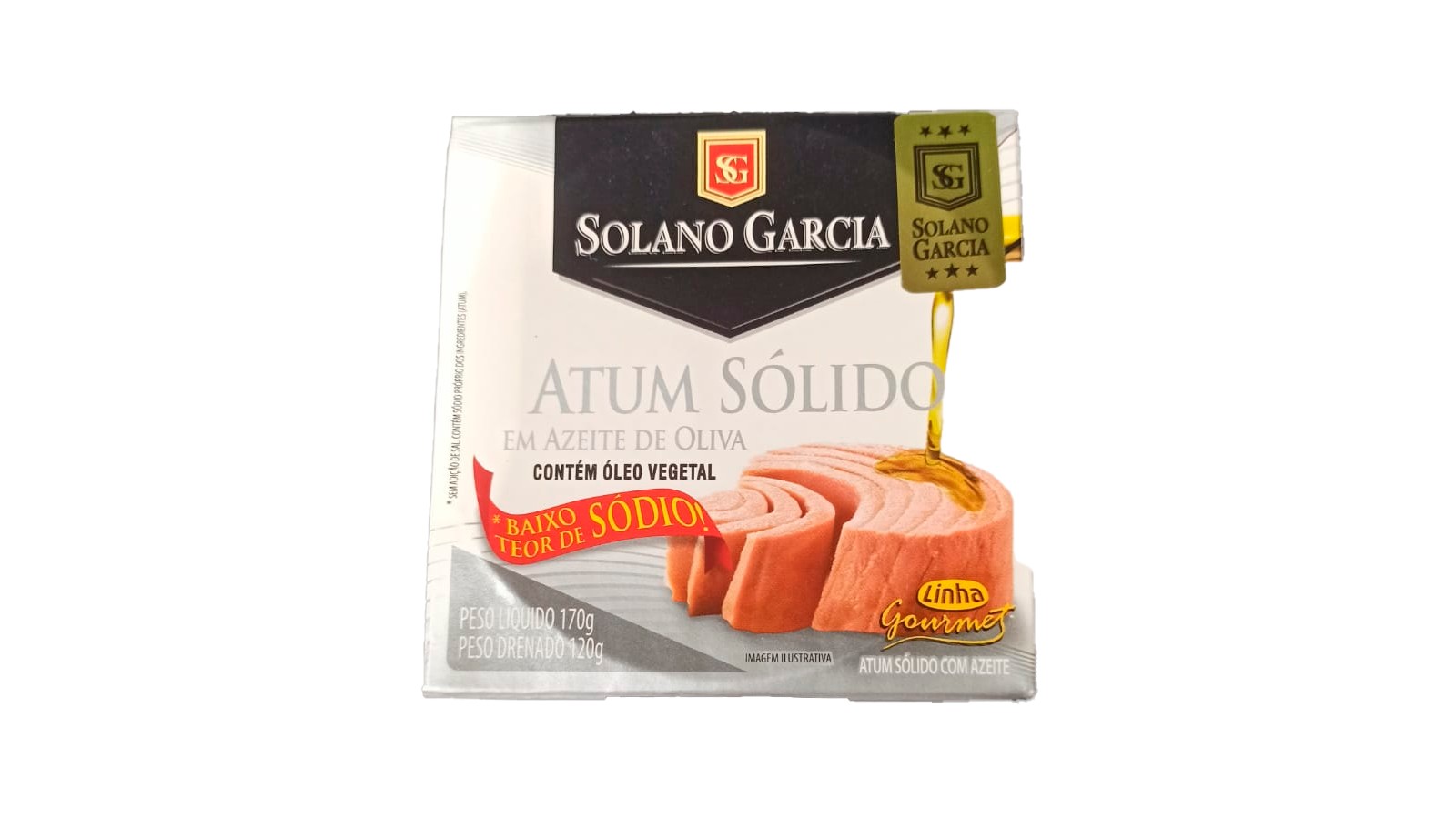 ATUM SOLANO GARCIA SOLIDO 170G AZEITE