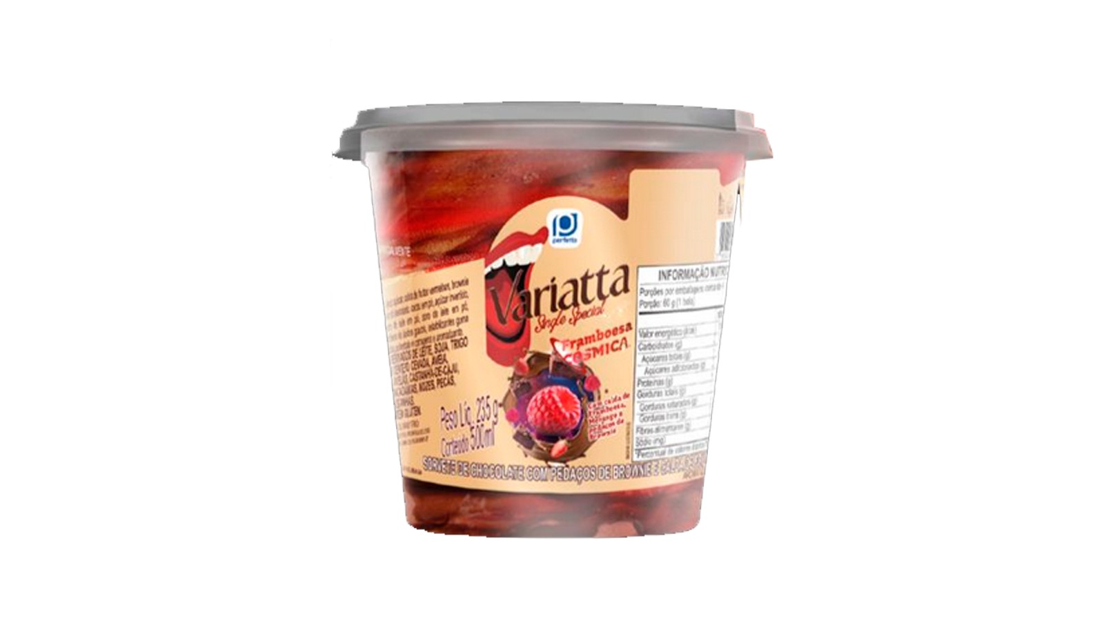 SORVETE VARIATTA 500ML FRAMBOESA COSMICO