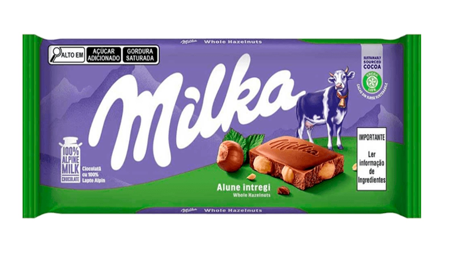 CHOCOLATE MILKA 90G HAZELNUT