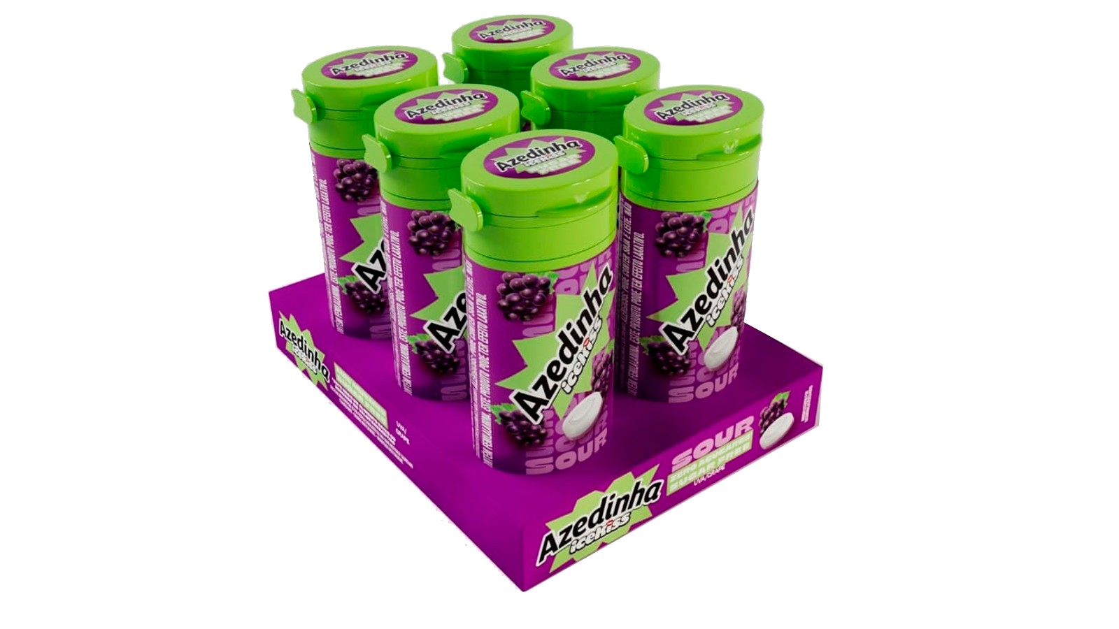 PASTILHA AZEDINHA 35G UVA ZERO